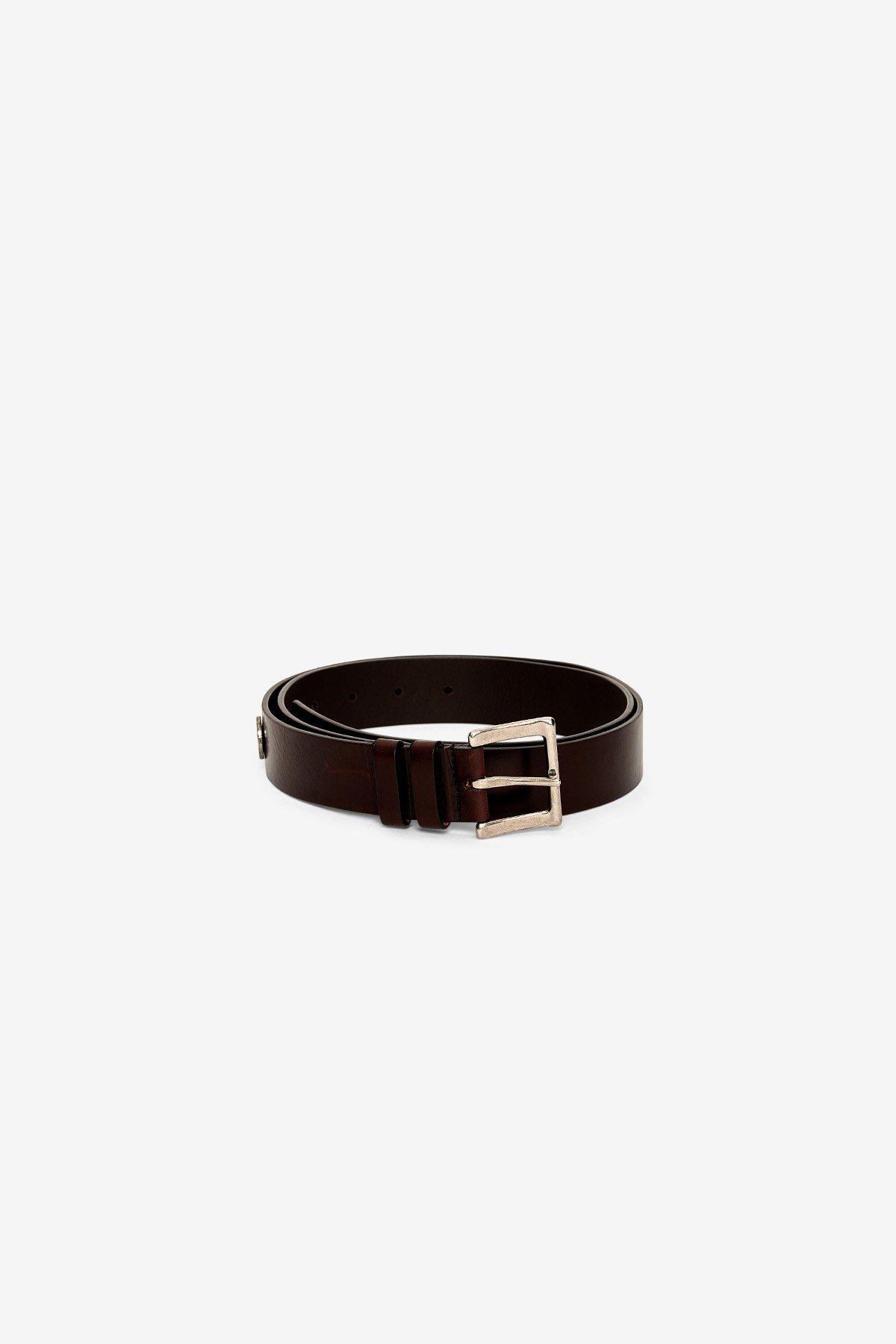 ottod'Ame Leather high belt with studs