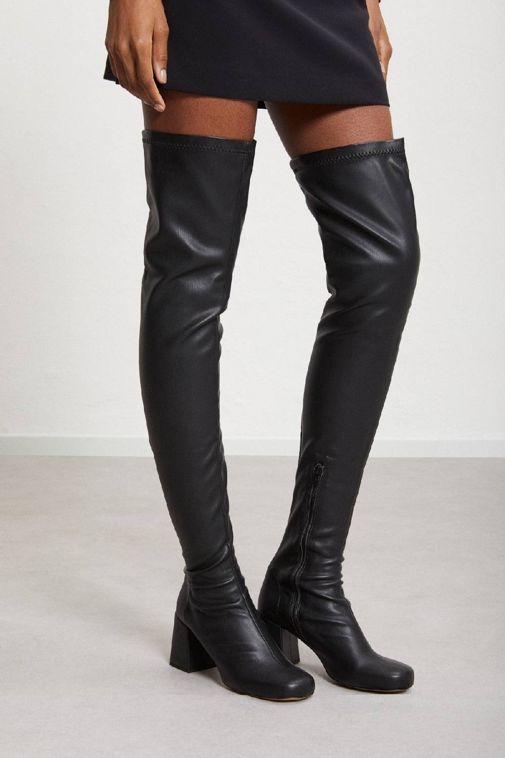 Ottod'Ame Leather Over-the-knee Boots