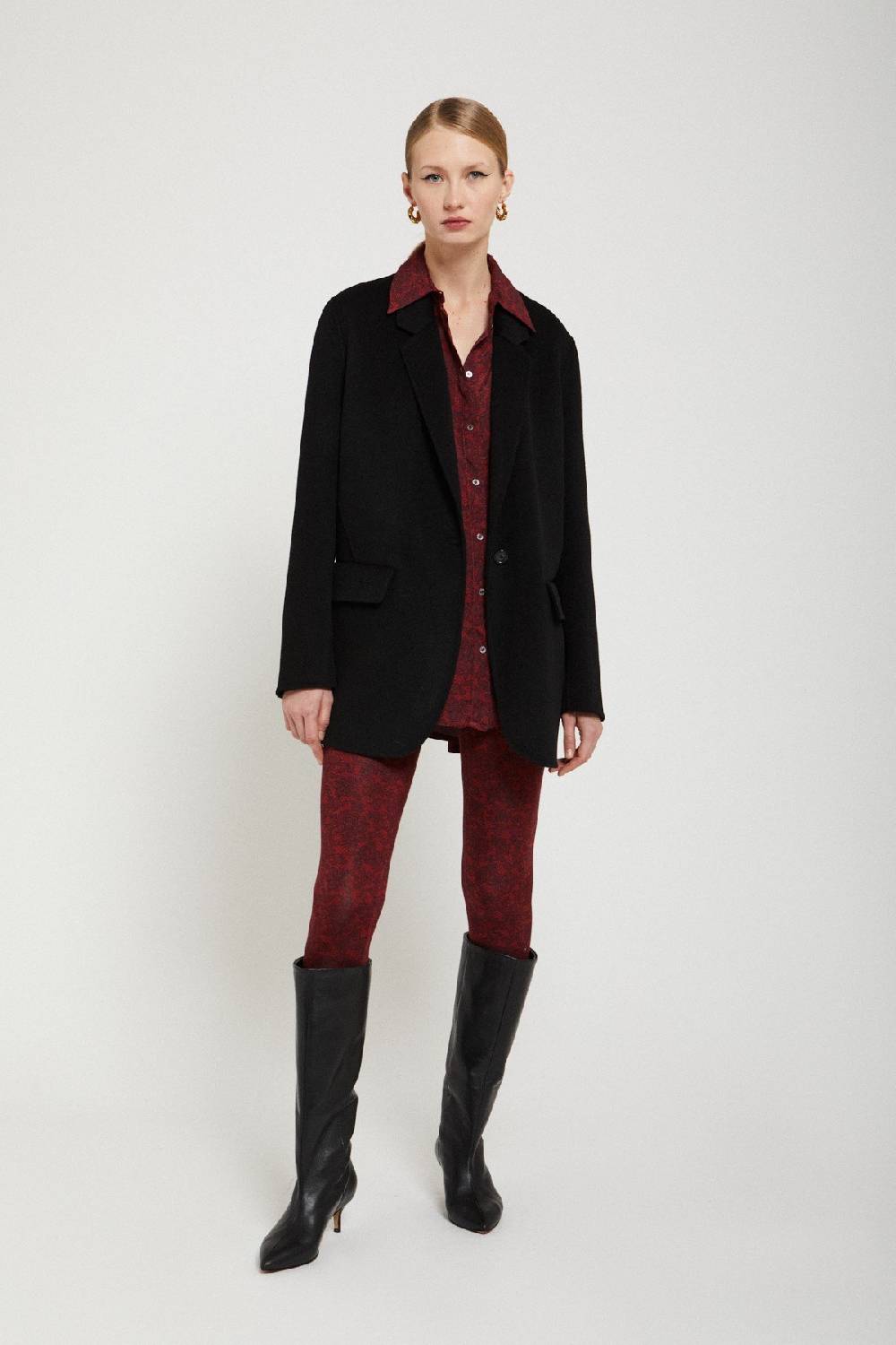 Ottod'Ame Leather Pointed Boots