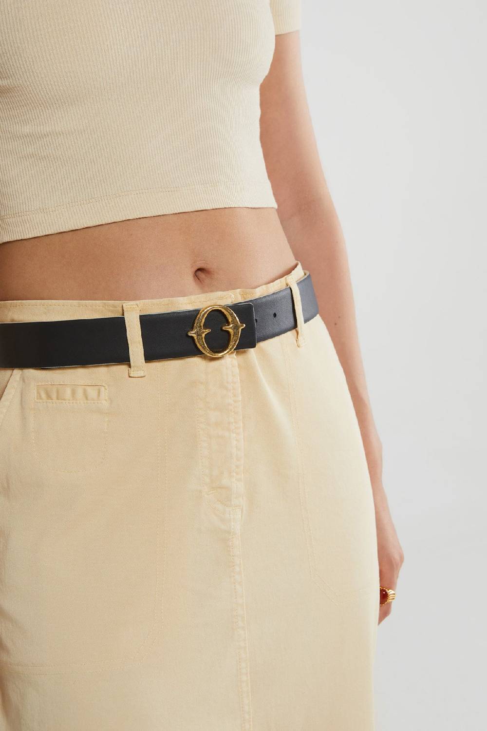 Ottod'Ame Leather Reversible Belt