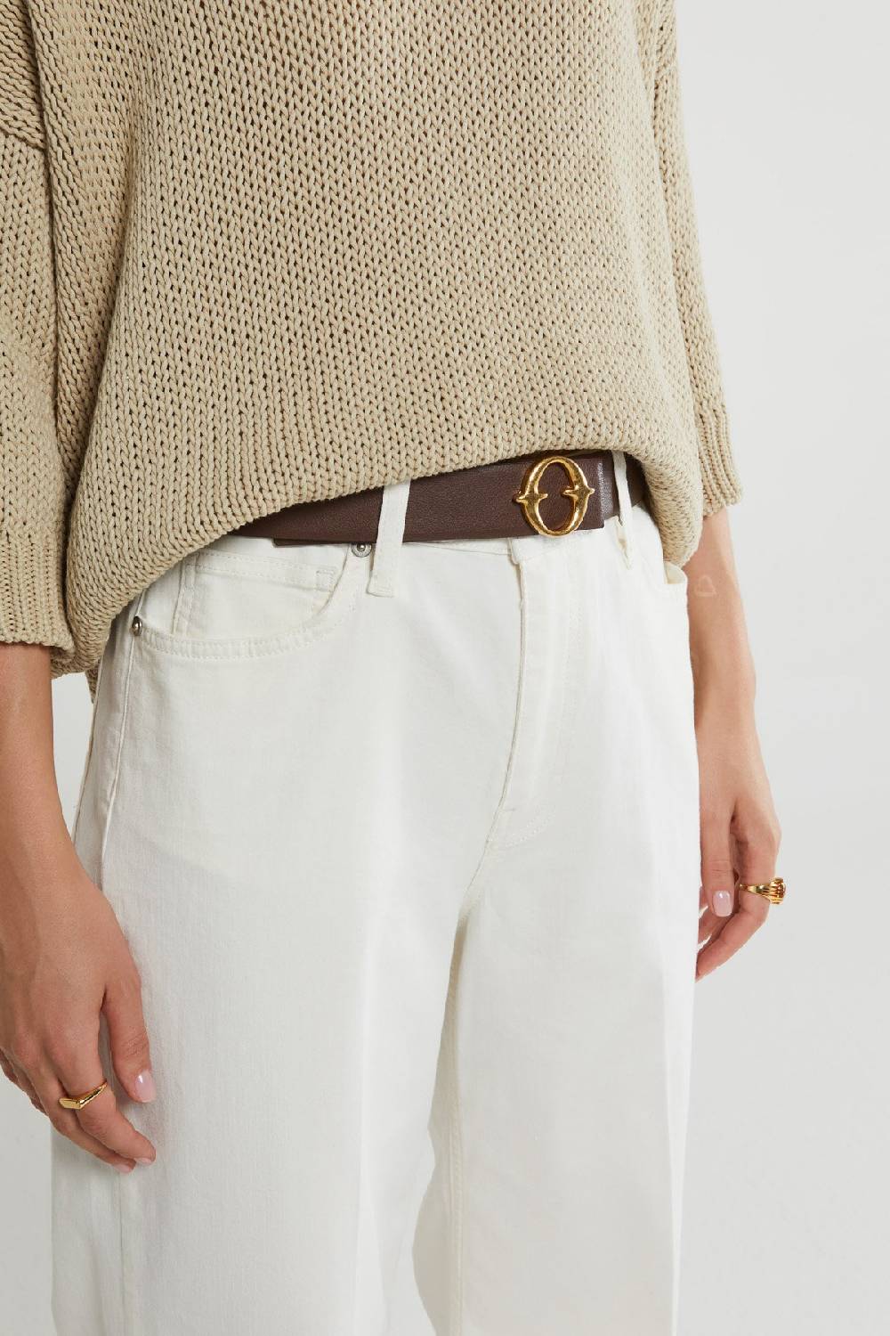 Ottod'Ame Leather Reversible Belt