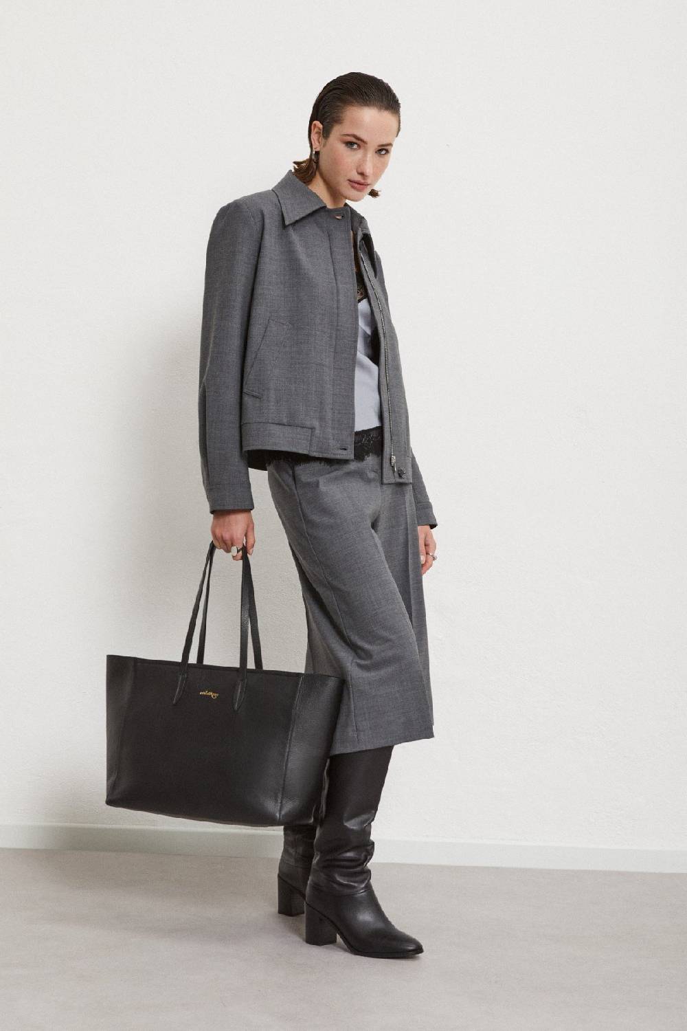 Ottod'Ame Leather Shopping Bag