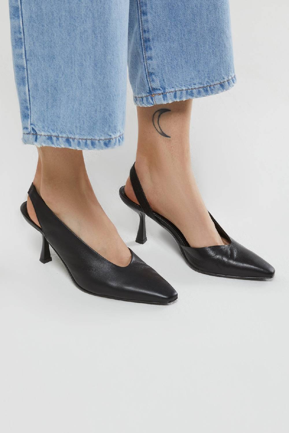 Ottod'Ame Leather Slingback