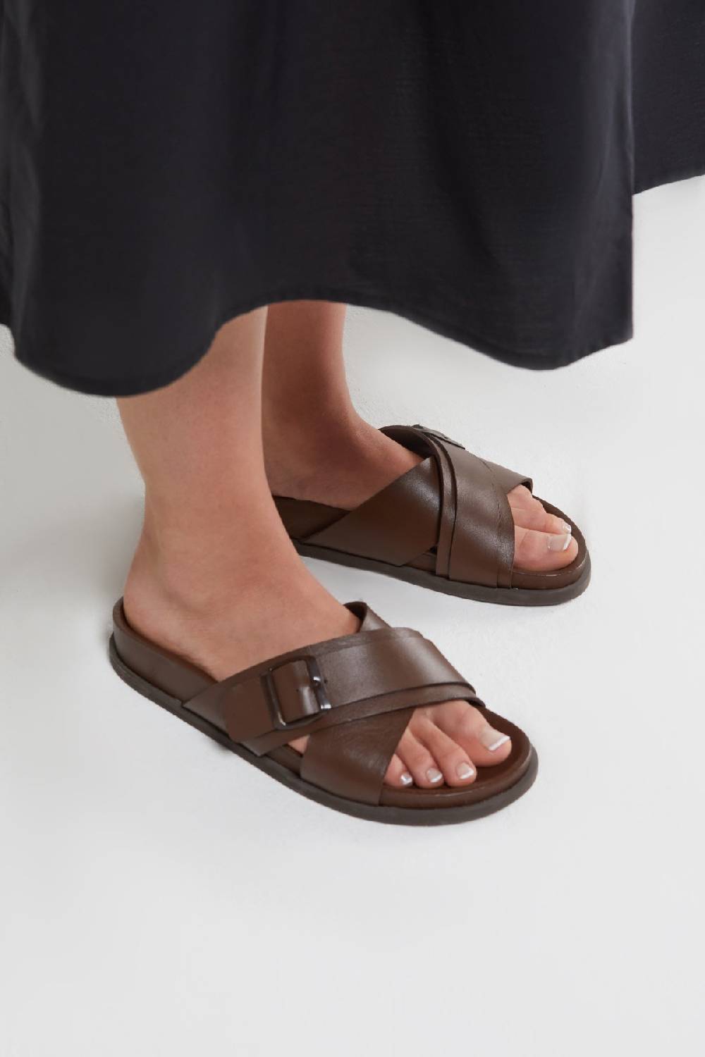 Ottod'Ame Leather Slippers
