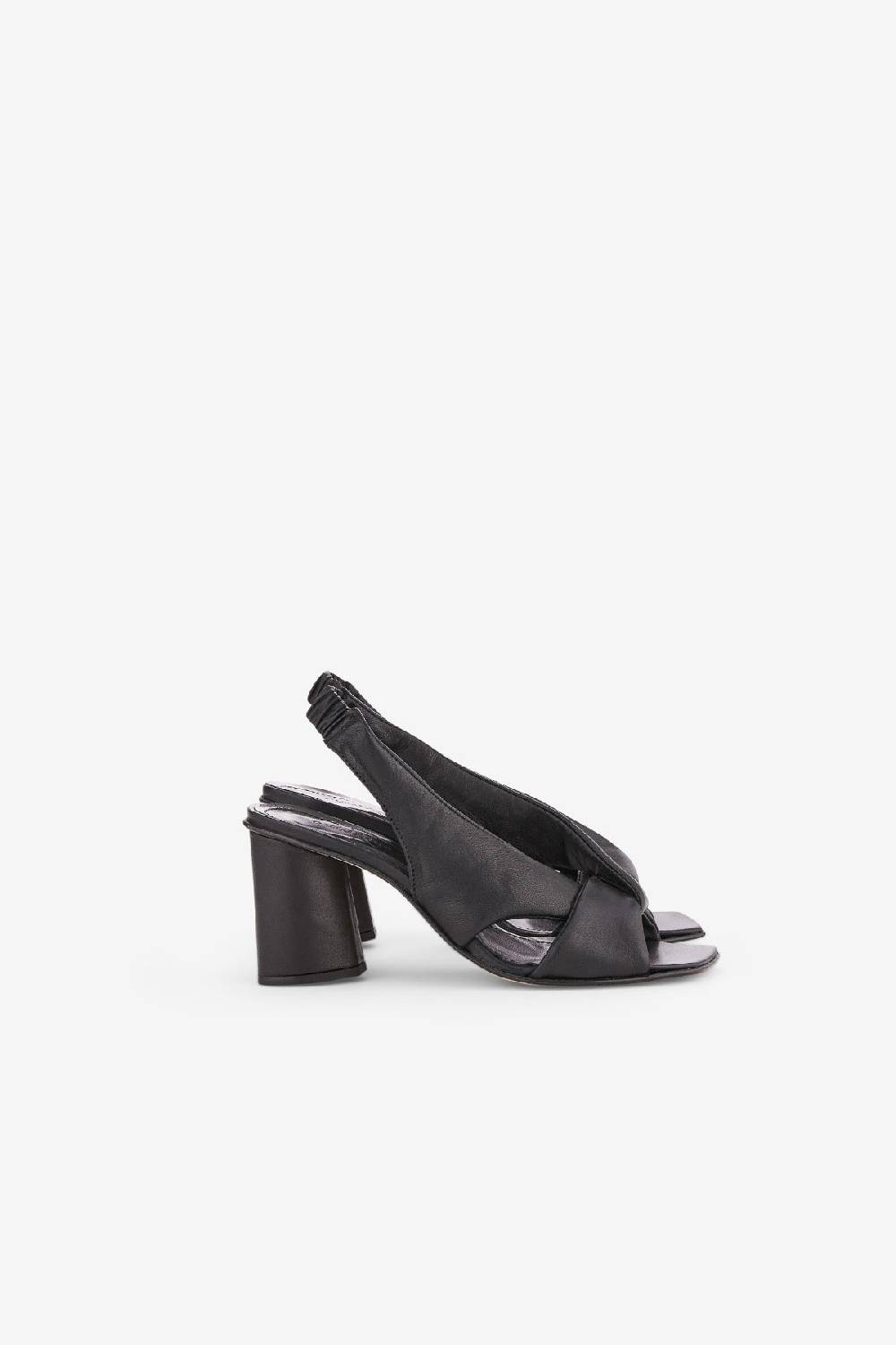 Ottod'Ame Leather Square Toe Sandals