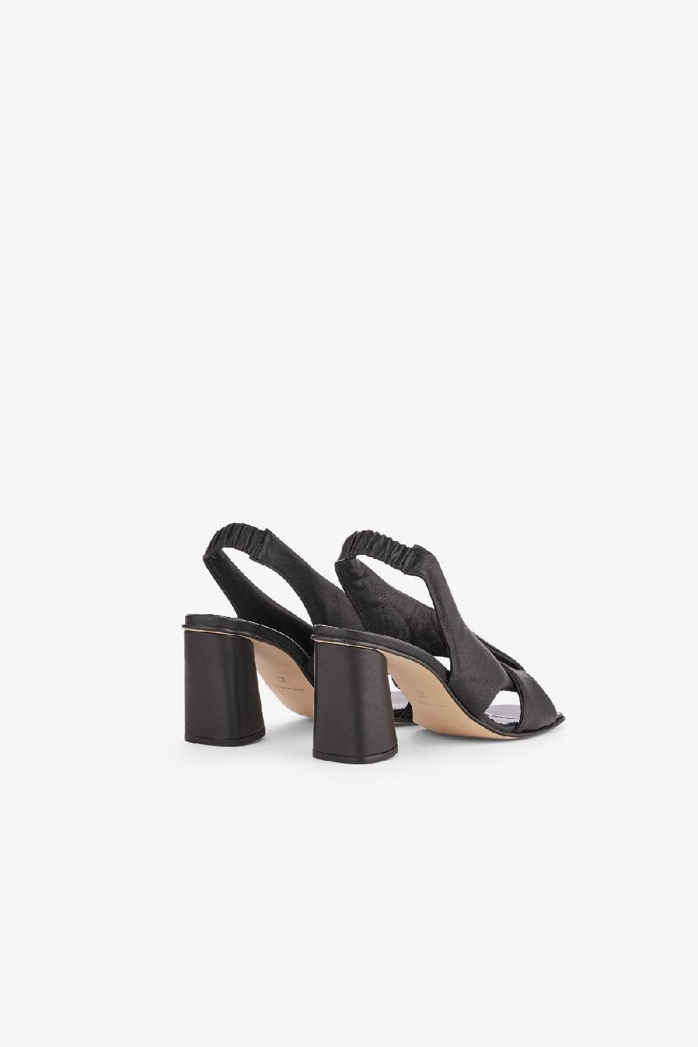 Ottod'Ame Leather Square Toe Sandals
