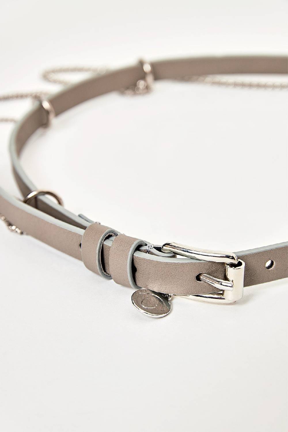 Ottod'Ame Leather Thin Belt