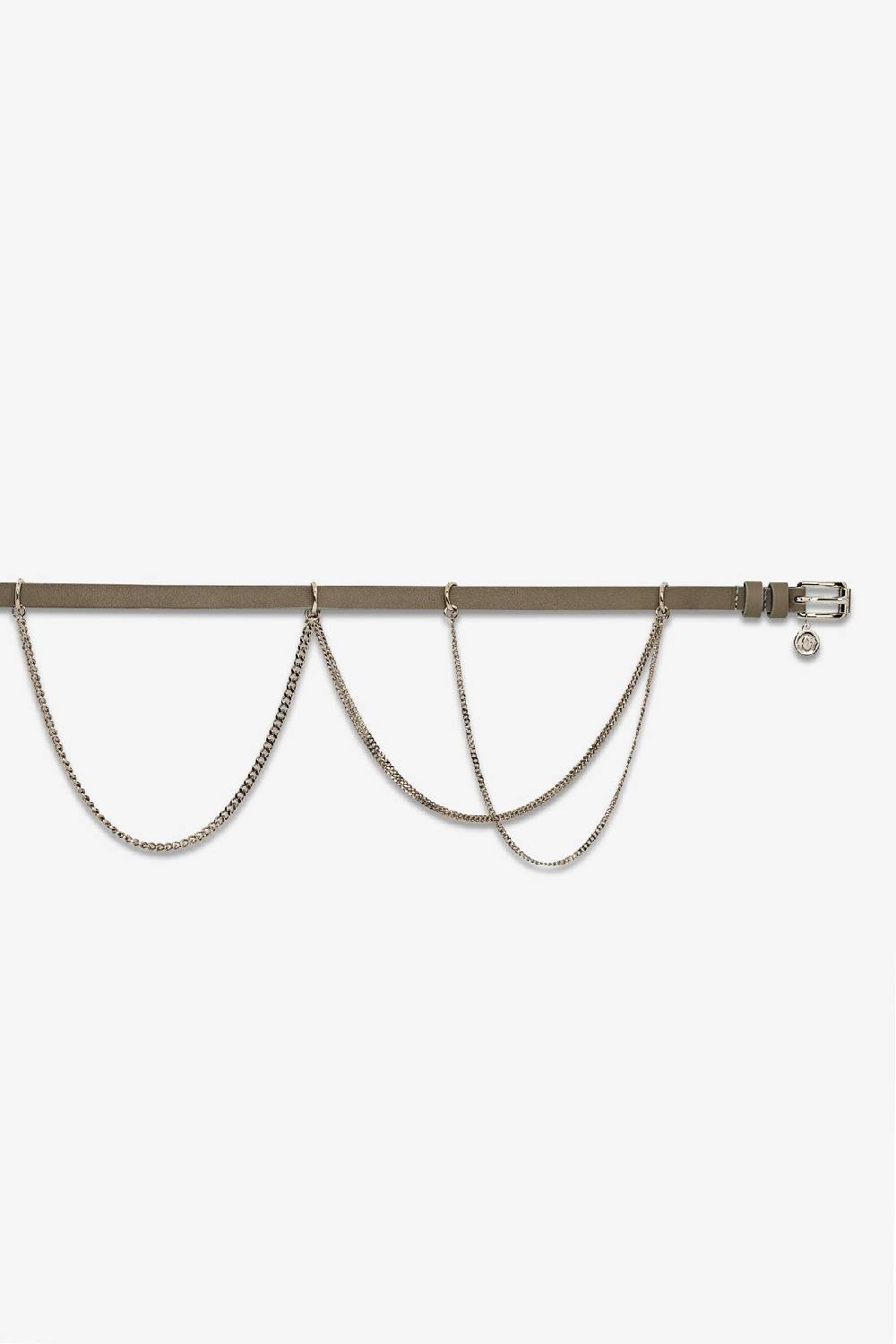 ottod'Ame Leather thin belt