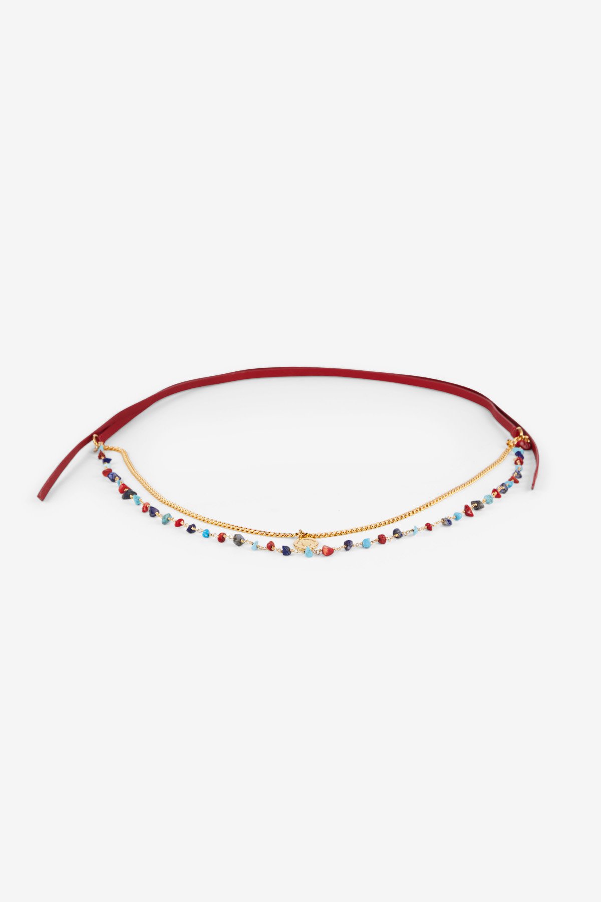 ottod'Ame Leather thin belt