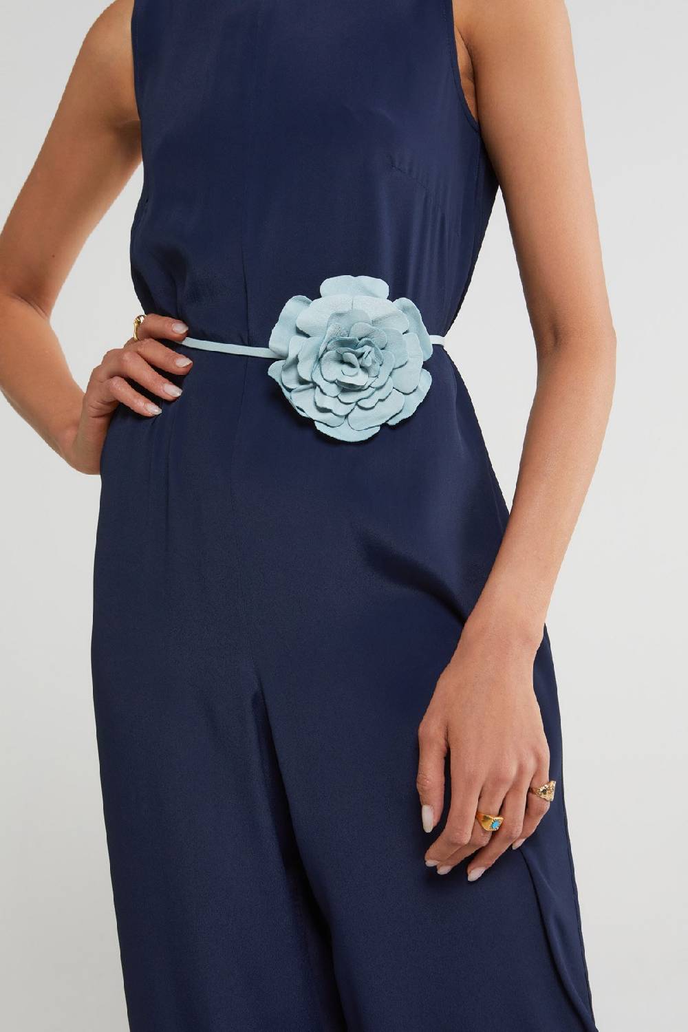 Ottod'Ame Leather Thin Belt