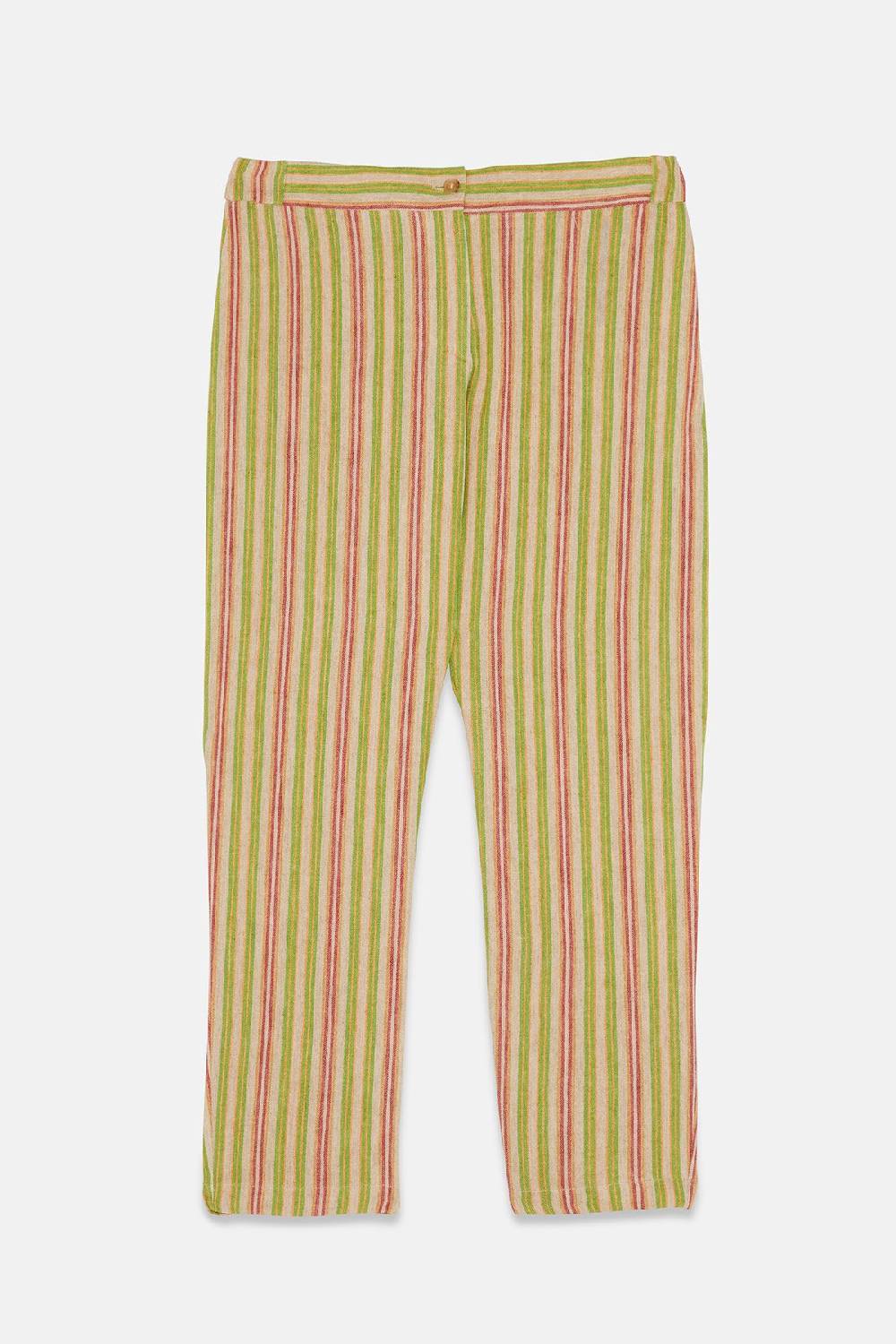 Ottod'Ame Linen Blend Ankle Length Trousers