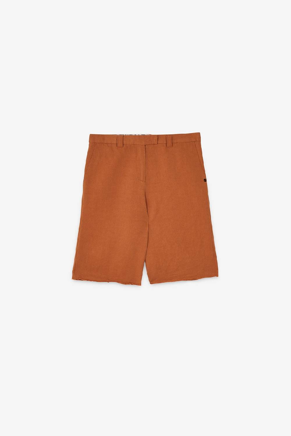 Ottod'Ame Linen Blend Bermuda Shorts