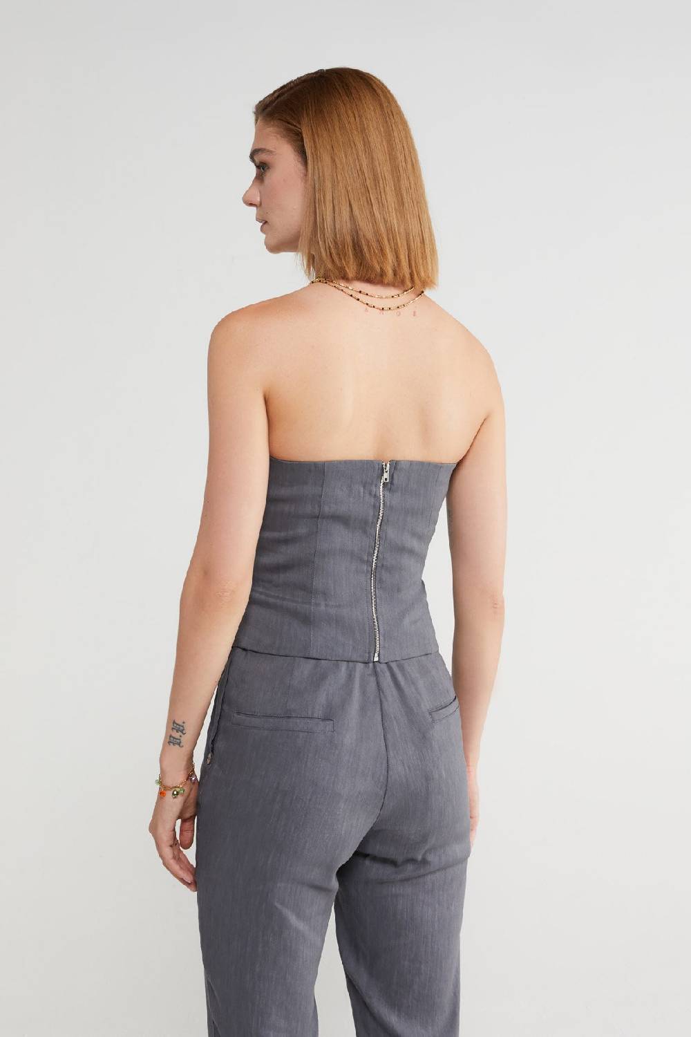 Ottod'Ame Linen Blend Bustier