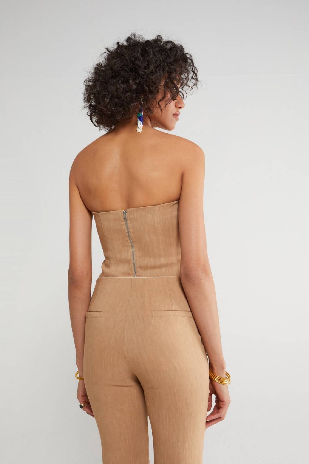 Ottod'Ame Linen Blend Bustier