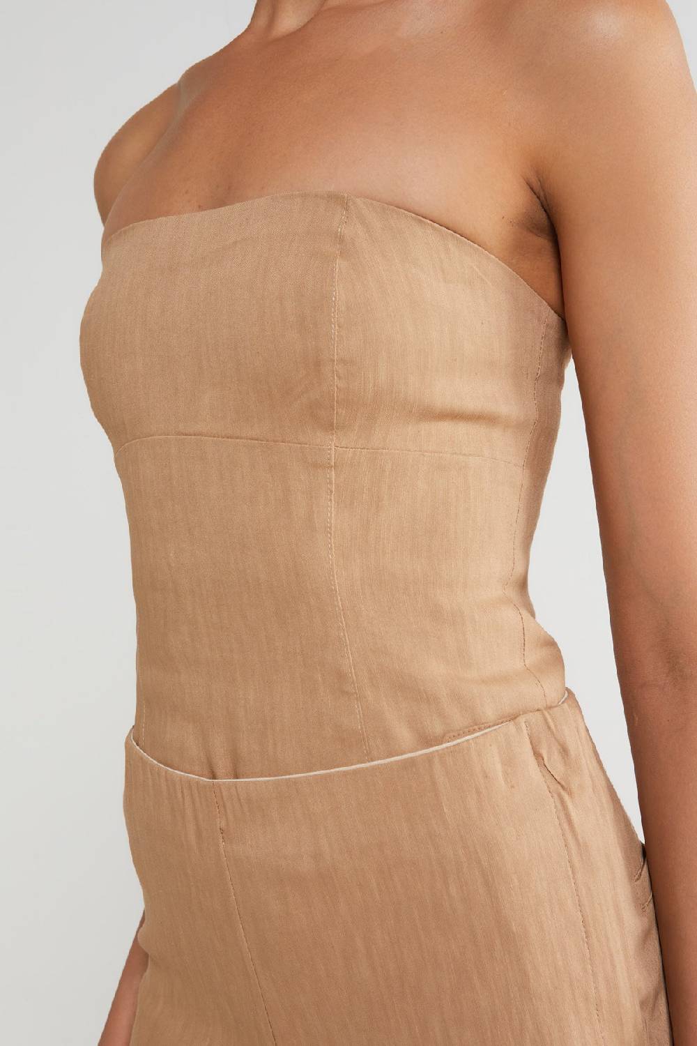 Ottod'Ame Linen Blend Bustier