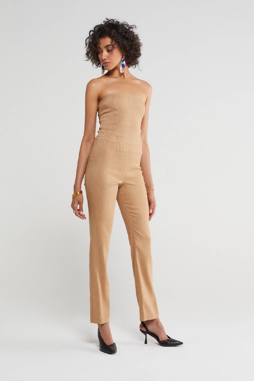 ottod'Ame Linen blend bustier