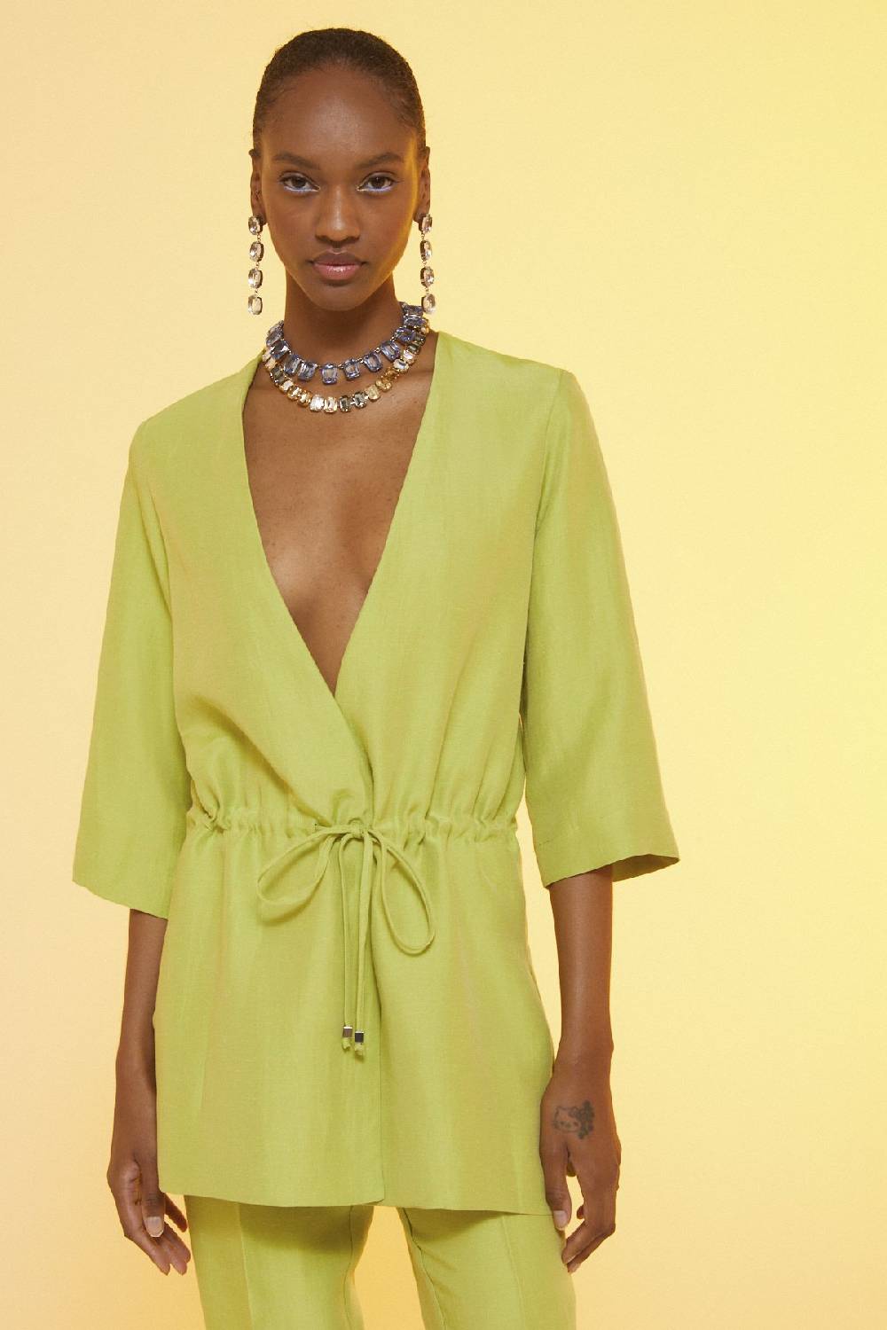 Ottod'Ame Linen Blend Jacket