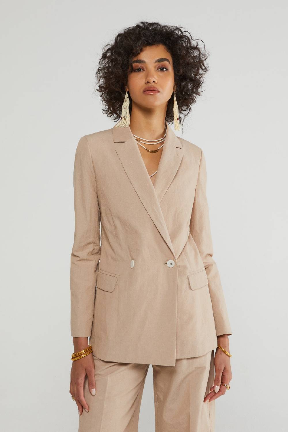 Ottod'Ame Linen Blend Jacket