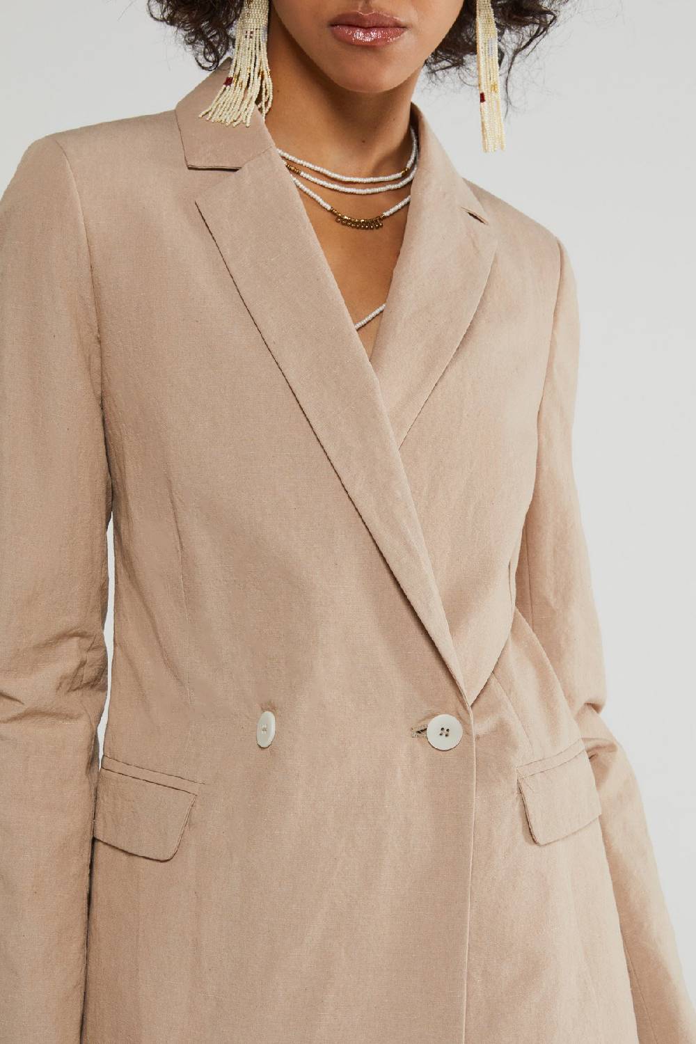 Ottod'Ame Linen Blend Jacket