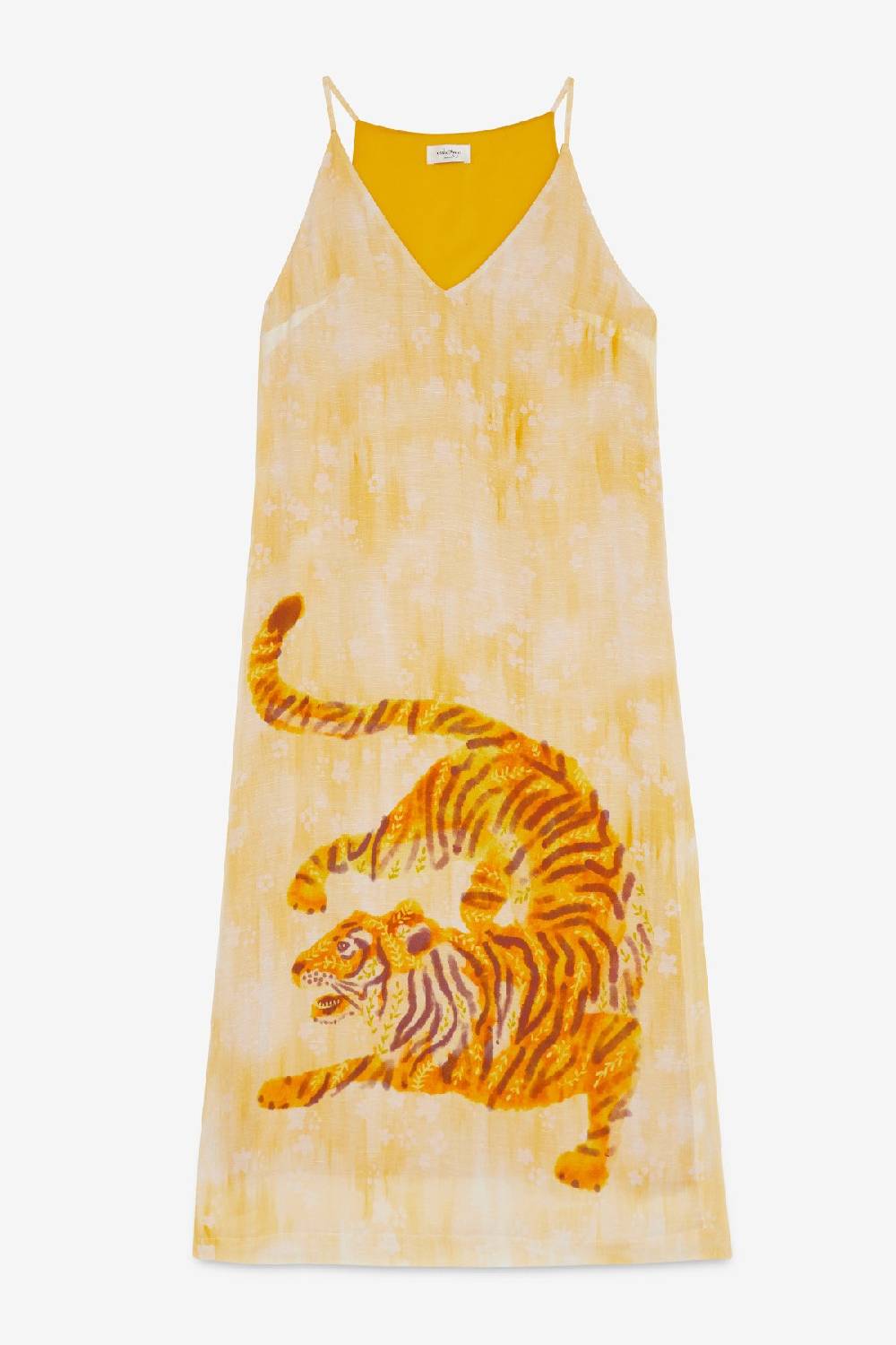 Ottod'Ame Linen Blend Long Dress