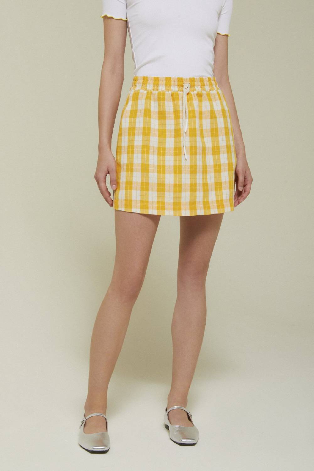 Ottod'Ame Linen Blend Mini Skirt