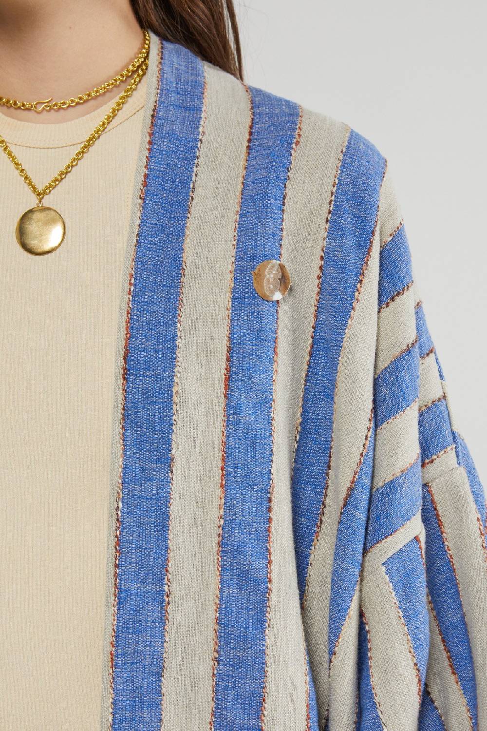 Ottod'Ame Linen Blend Oversized Jacket