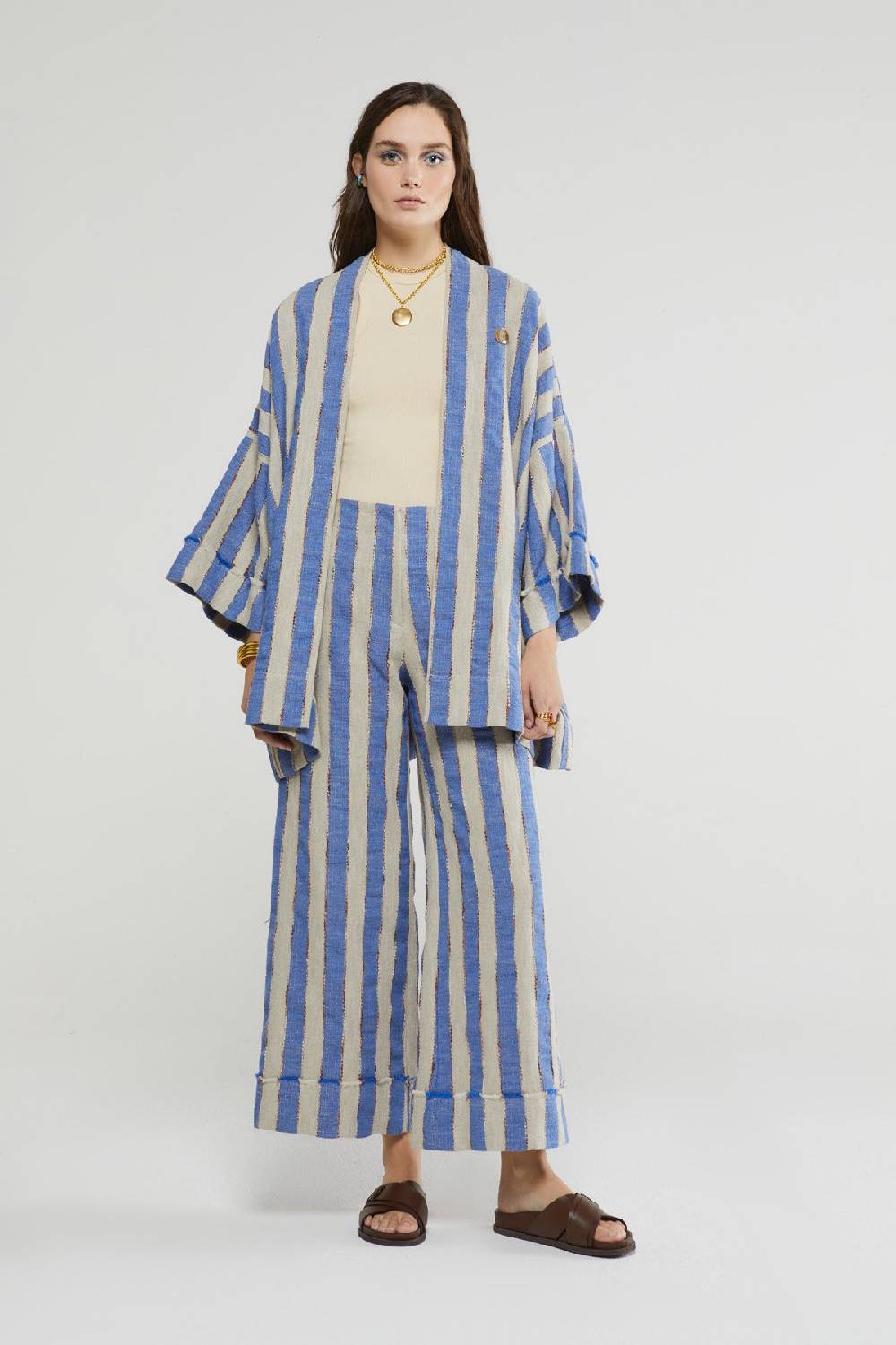 Ottod'Ame Linen Blend Oversized Jacket