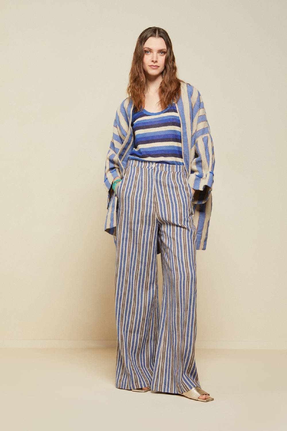 ottod'Ame Linen blend oversized jacket