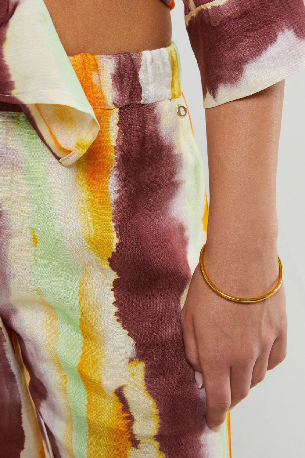 Ottod'Ame Linen Blend Palazzo Trousers