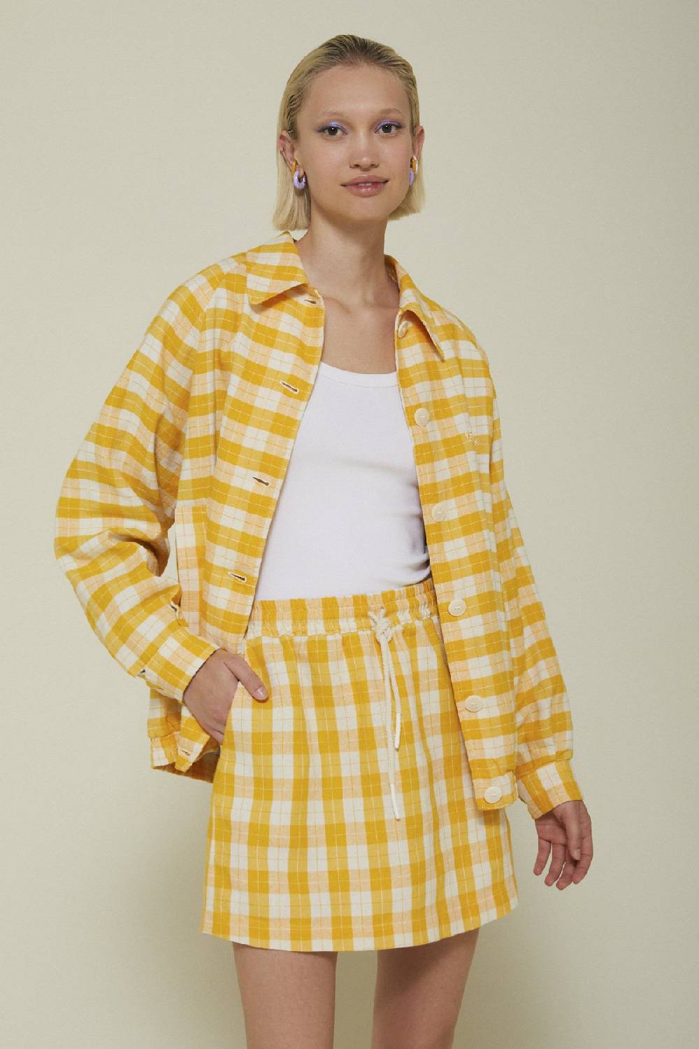 Ottod'Ame Linen Blend Shirt Jacket