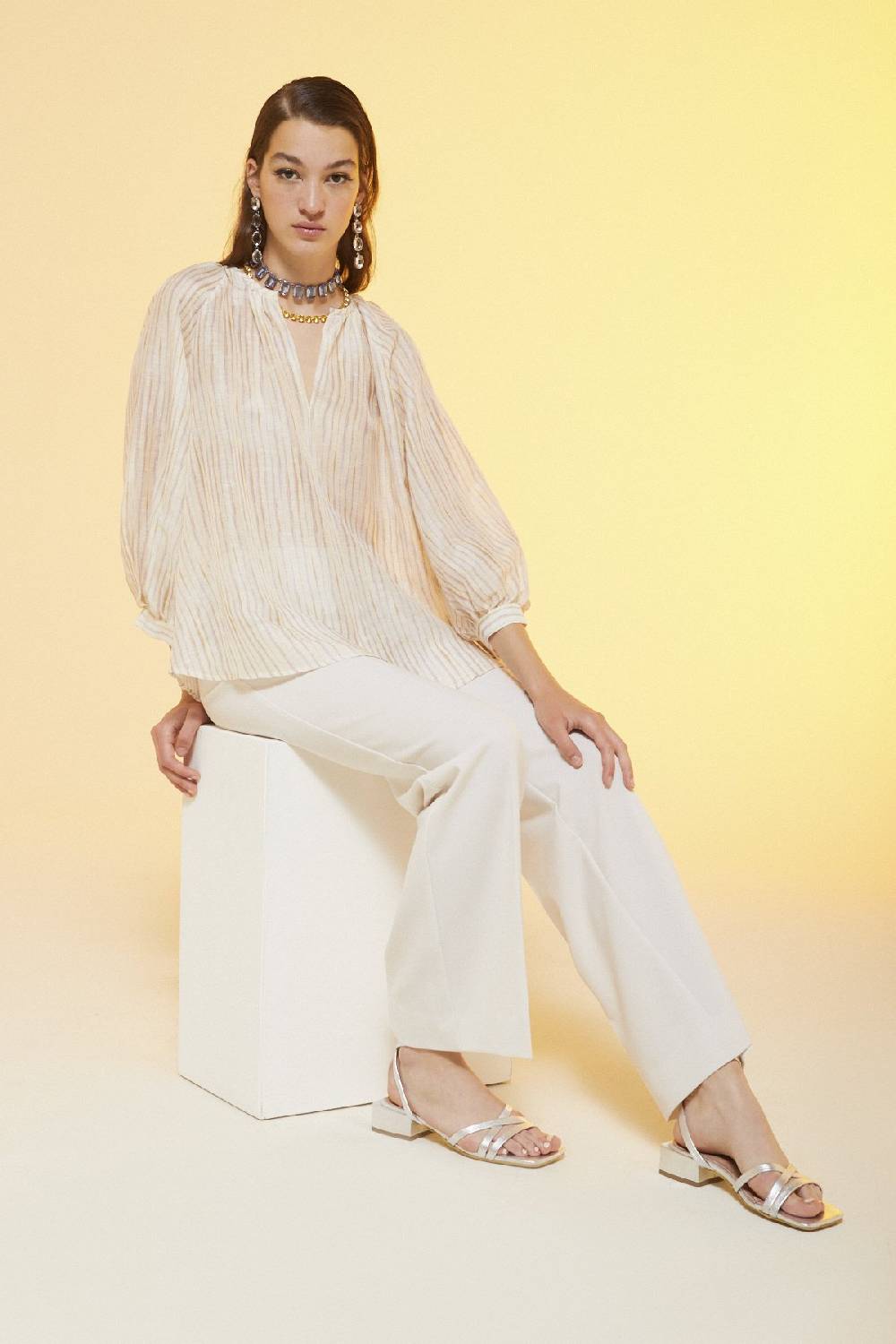 ottod'Ame Linen blend shirt