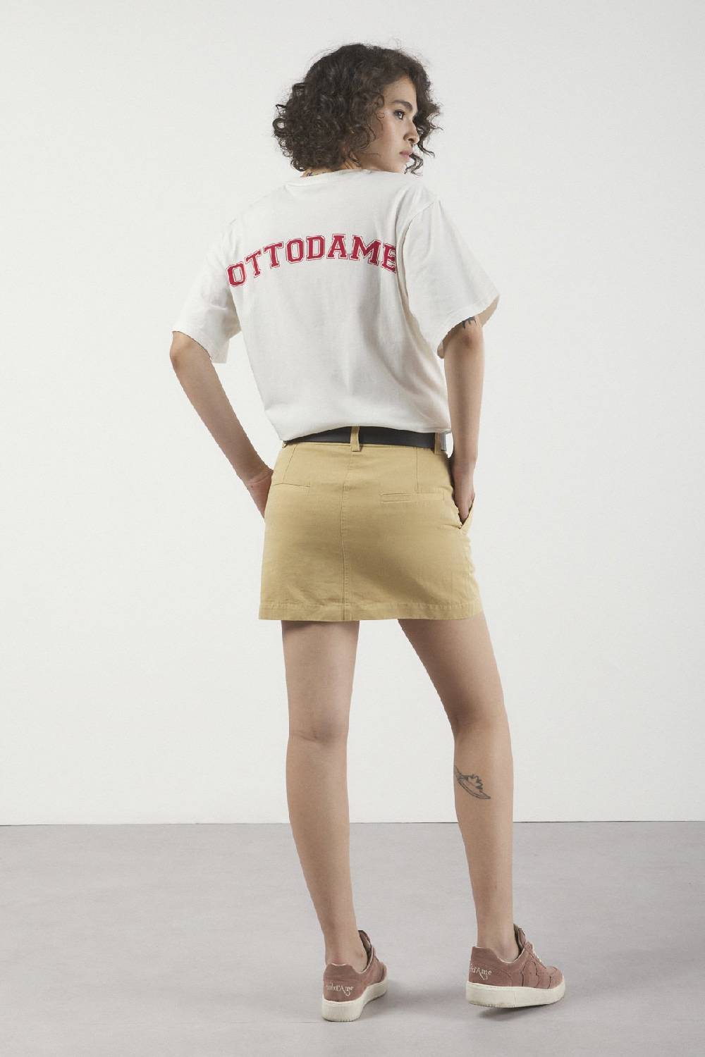 Ottod'Ame Linen Blend Skirt