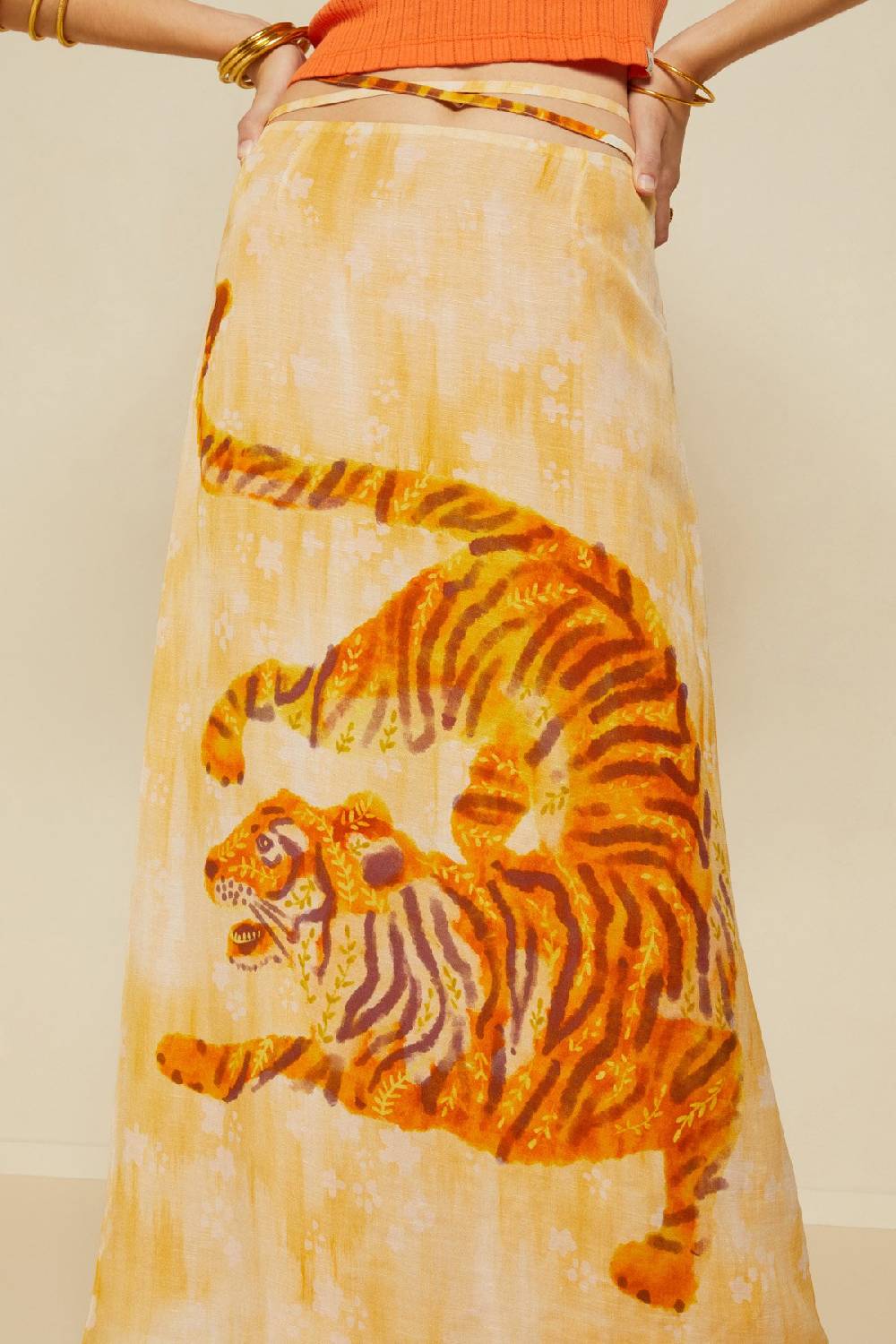 Ottod'Ame LInen Blend Skirt