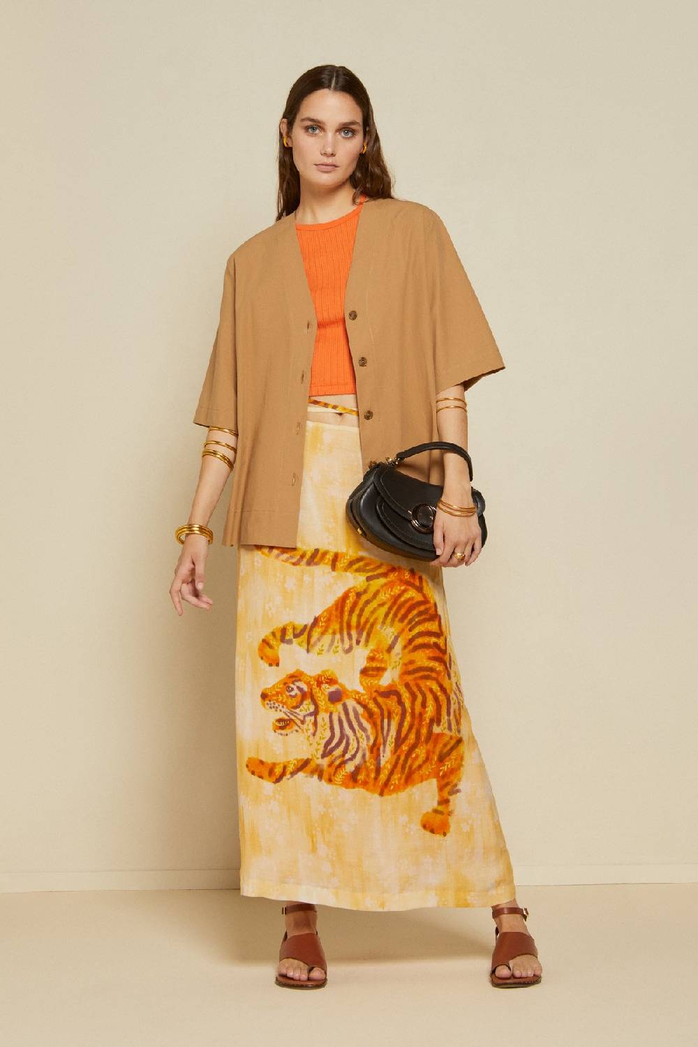 ottod'Ame LInen blend skirt