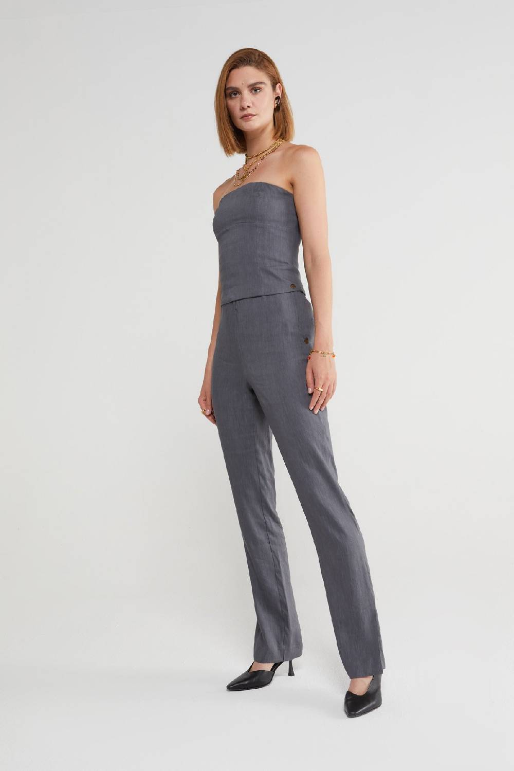 ottod'Ame Linen blend trousers