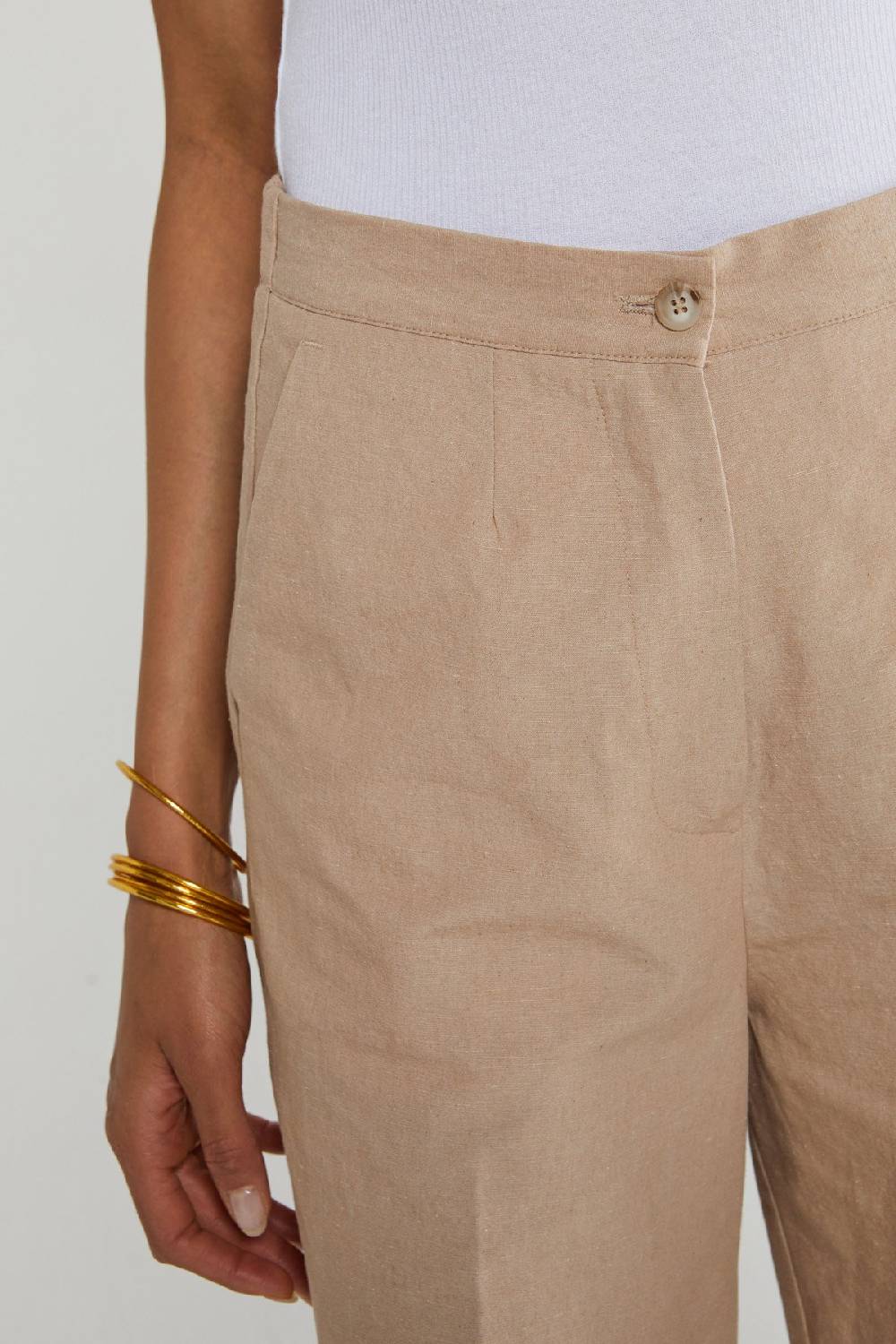 Ottod'Ame Linen Blend Trousers