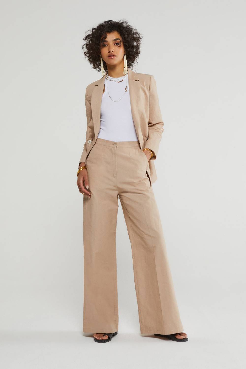 ottod'Ame Linen blend trousers