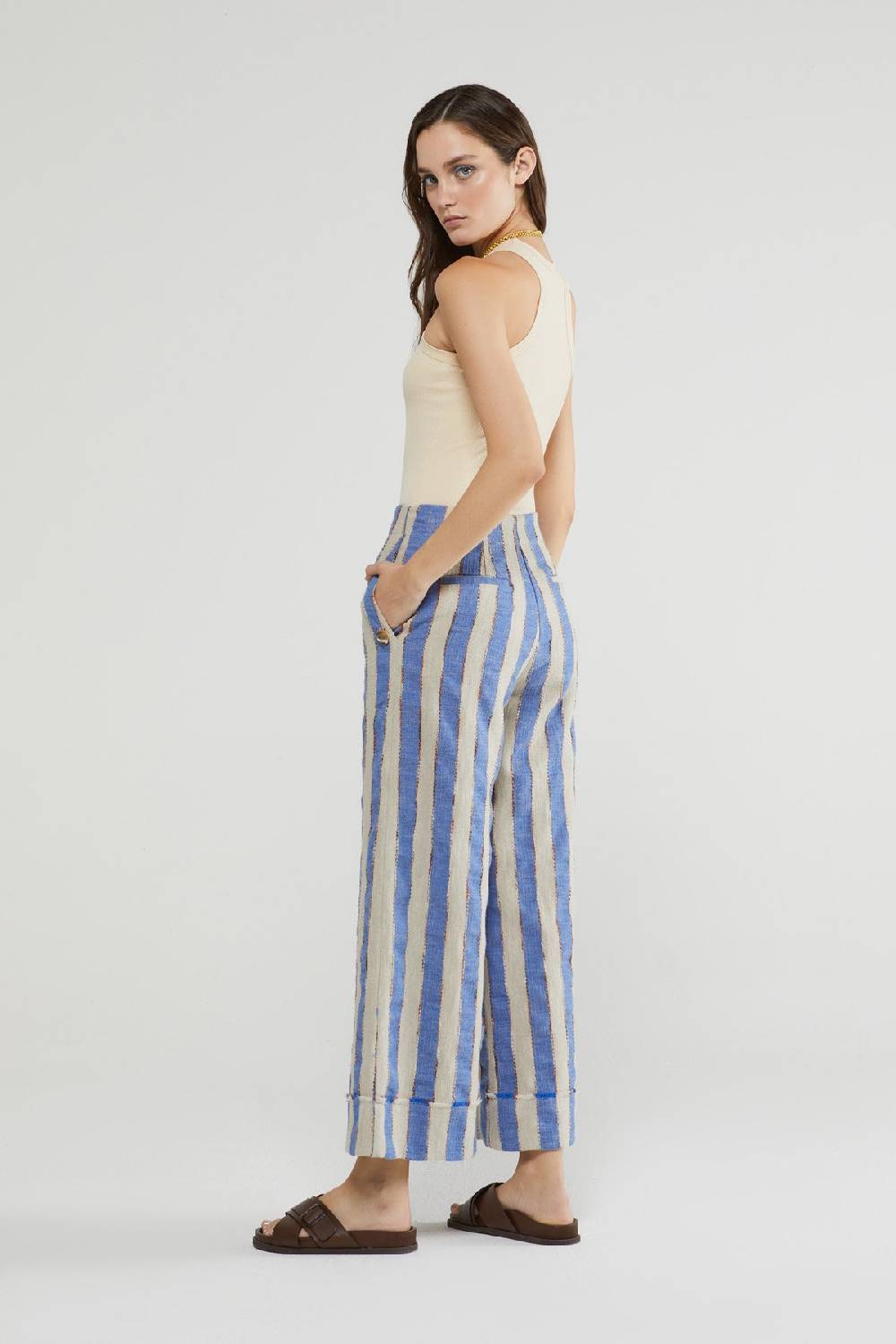 Ottod'Ame Linen Blend Trousers