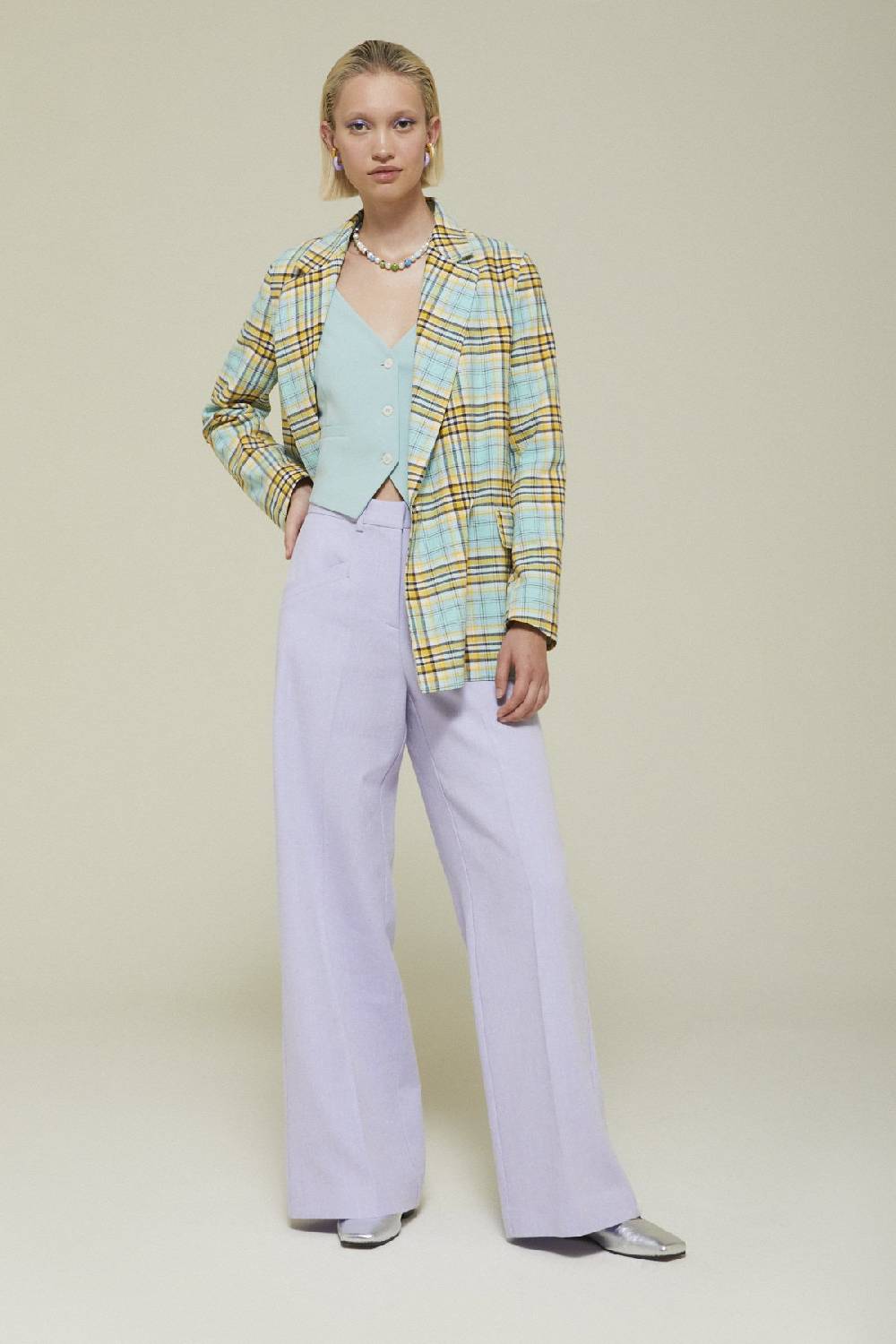 ottod'Ame Linen blend trousers