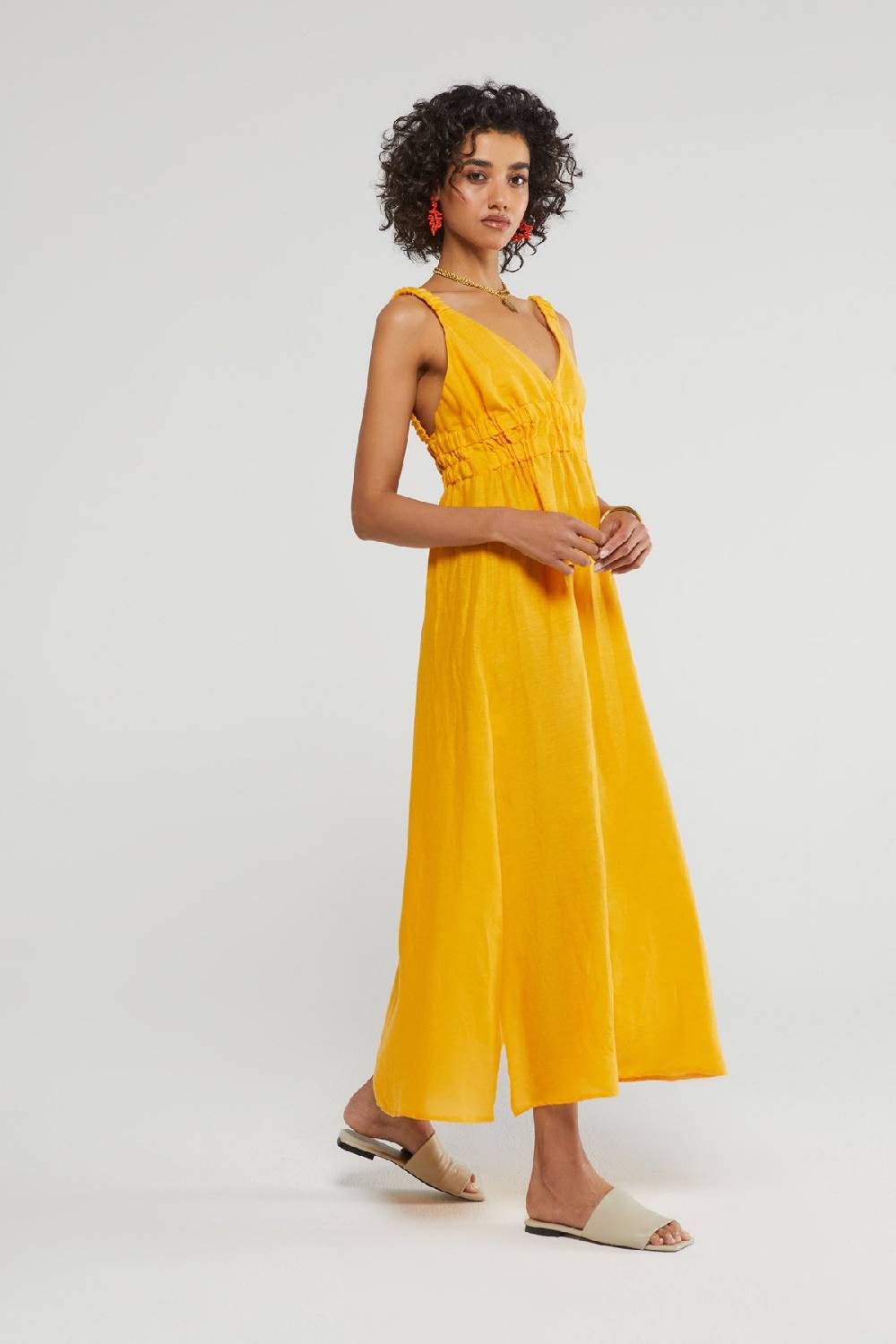 Ottod'Ame Linen Long Dress