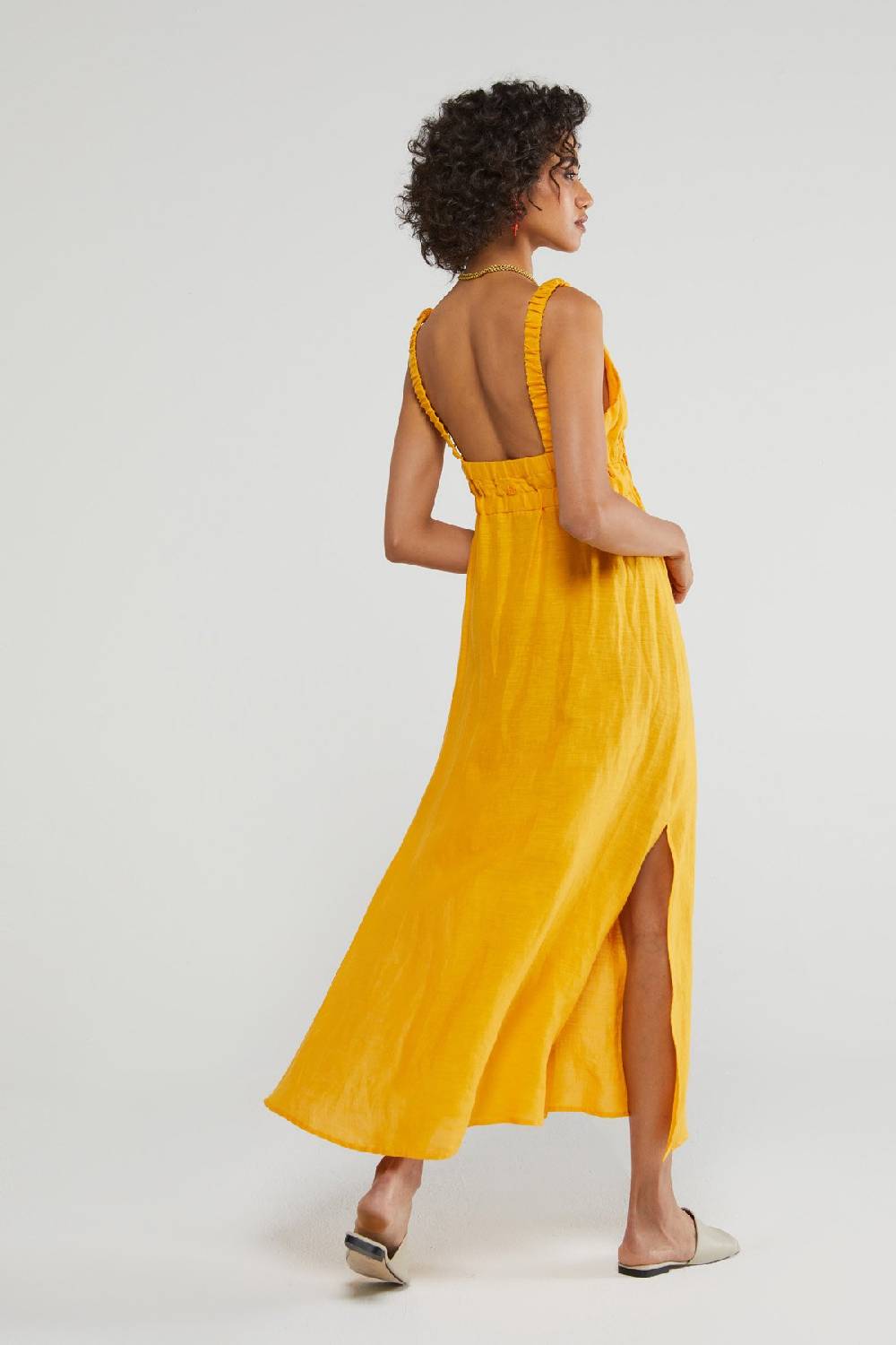 Ottod'Ame Linen Long Dress