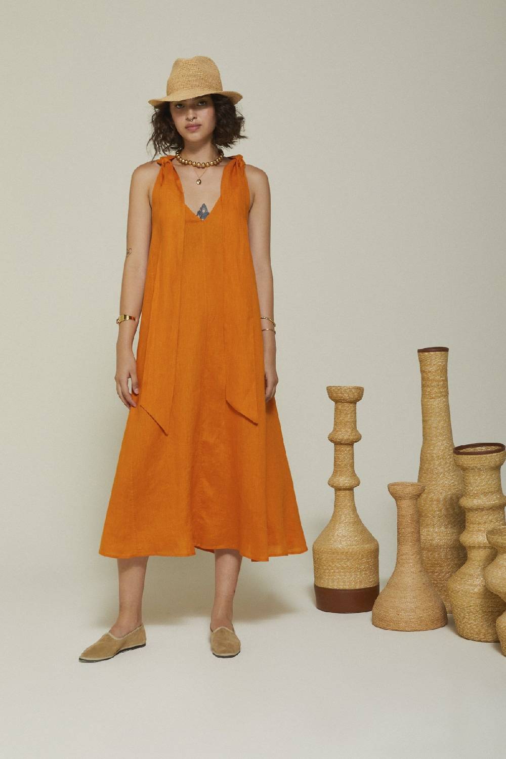 ottod'Ame Linen long dress