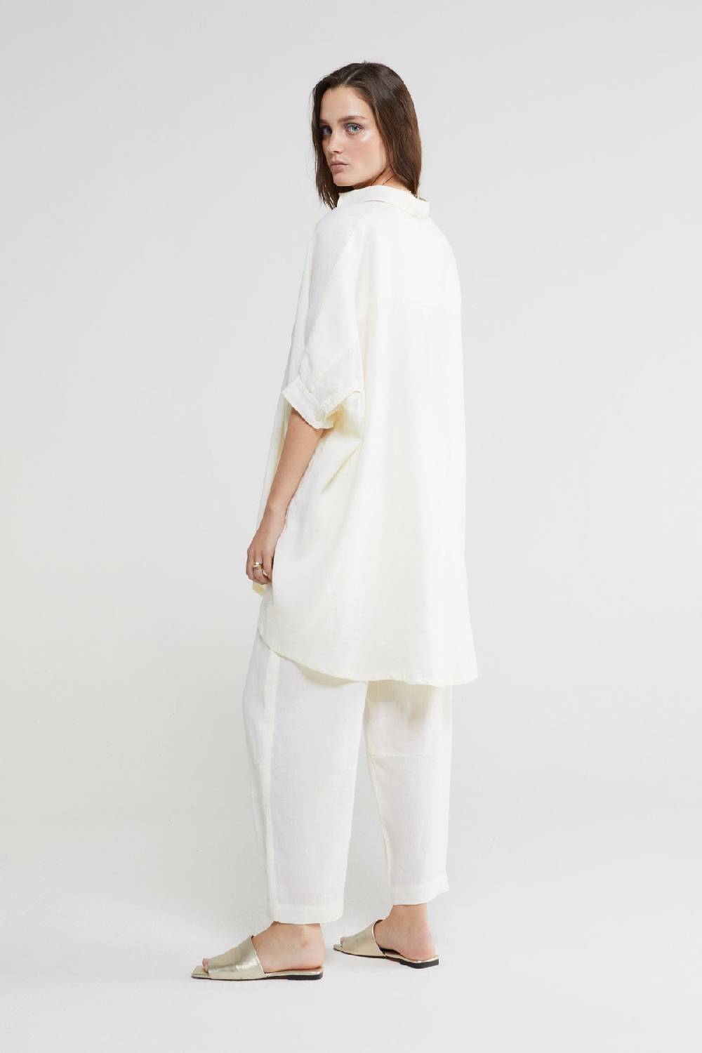 Ottod'Ame Linen Oversized Shirt