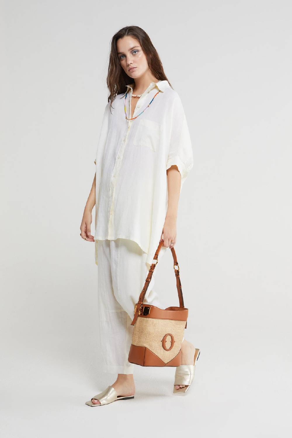 ottod'Ame Linen oversized shirt