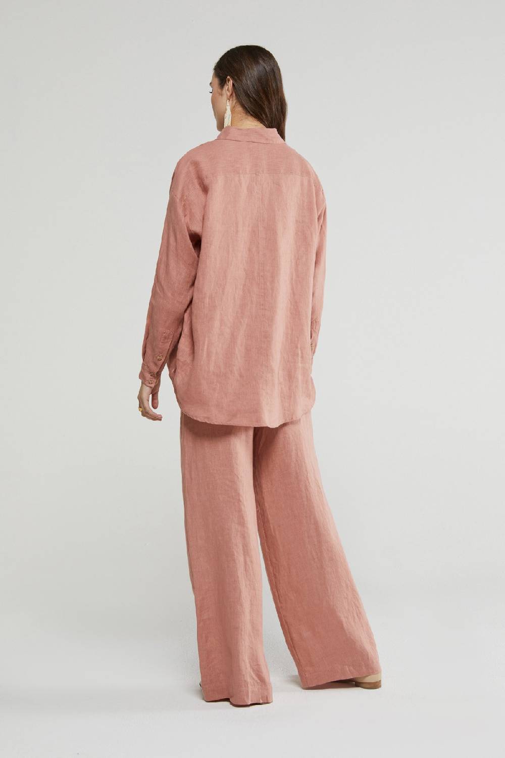 Ottod'Ame Linen Palazzo Trousers
