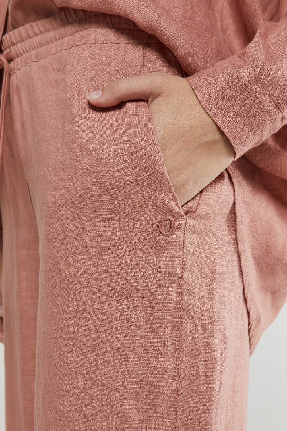 Ottod'Ame Linen Palazzo Trousers