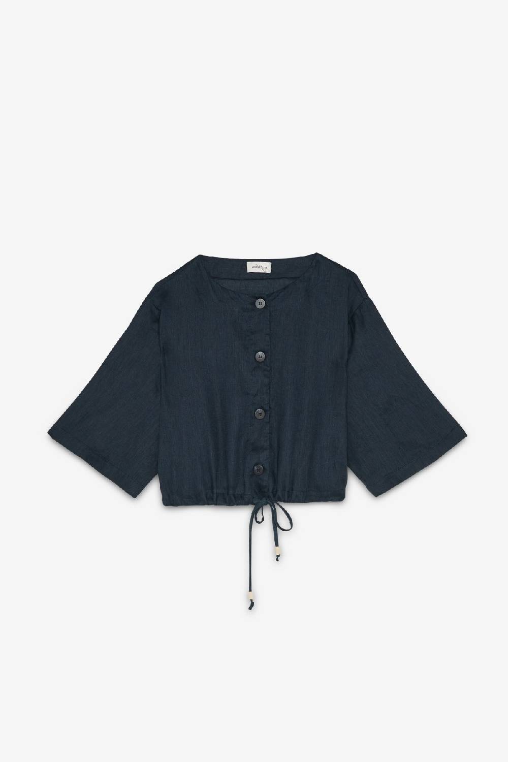 Ottod'Ame Linen Shirt With Drawstring