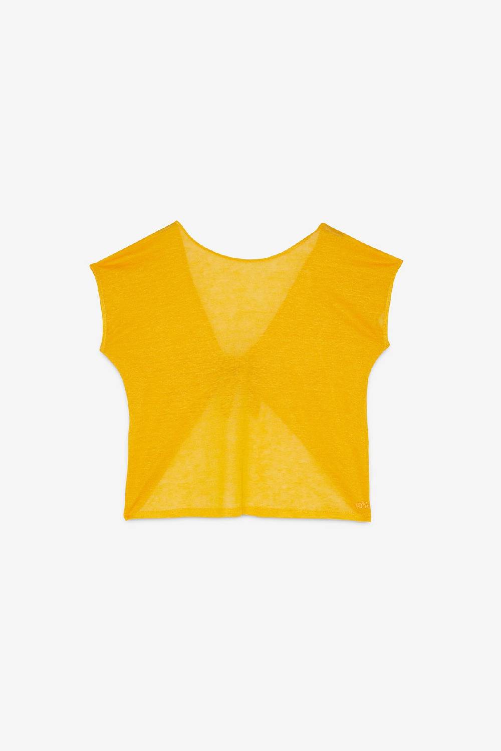 Ottod'Ame Linen Sweater With Knot