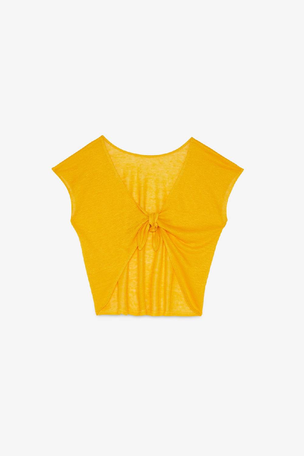 Ottod'Ame Linen Sweater With Knot