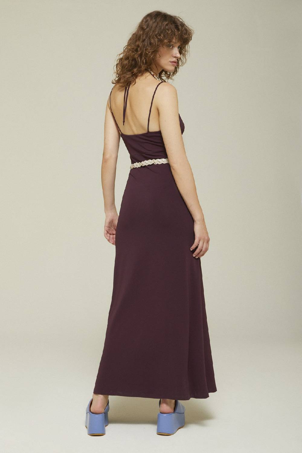 Ottod'Ame Long Dress With Thin Straps